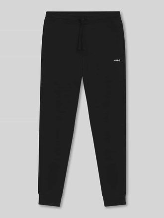 HUGO BOSS Regular Fit Jogginghose aus reiner Baumwolle Modell DAYOTE232 in Black, Gr&ouml;&szlig;e XXL