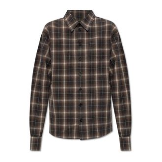 Dsquared2 Shirts, female, Brown, Size: M Shirt with Check Pattern