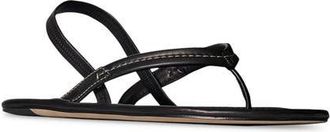 The Row Malick II Slingback Sandal in Black at Nordstrom, Size 36.5