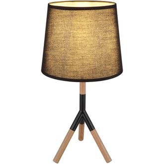 Globo Lighting Lampada da tavolo - Kikki - nero - metallo - &oslash; 25cm - E27 - Globo