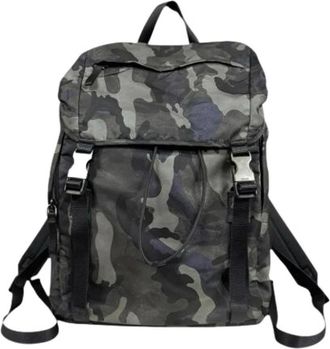 Prada Pre-owned Backpacks, male, Black, Size: ONE SIZE Pre-owned Vintage Backpack