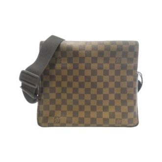 Louis Vuitton Pre-owned Cross Body Bags, female, Brown, Size: ONE SIZE Pre-owned Damier Naviglio Shoulder Bag