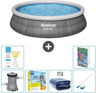 Bestway Piscina Bestway Fast Set Redonda - 457x84 Cm - 7-piezas S196