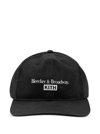 Kith Cappello da baseball Aaron con ricamo - Nero