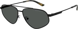 Emporio Armani EA2156 300187 Mens Sunglasses Black Size 59