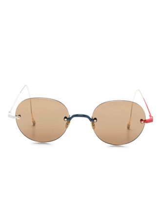 Thom Browne round-frame sunglasses - Gold