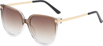 Generic Cat Eye Round Frame Sunglasses, Men and For Women Large Frame Street Photography Outdoor (Color : B, Size : Medium) 2026