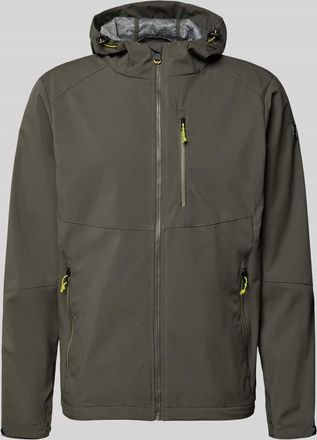 Killtec Regular Fit Jacke mit mit Logo-Applikation in Oliv, Gr&ouml;&szlig;e XXXL