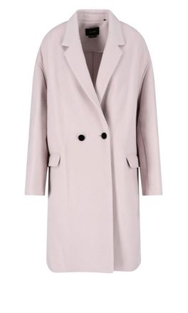 Isabel Marant Boxy Pink Jacket With Double-Breasted Front