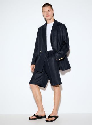 Drykorn Mens Stylish pure linen Bermuda Shorts