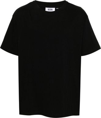 GCDS graphic-print T-shirt - men - Cotton - M - Black