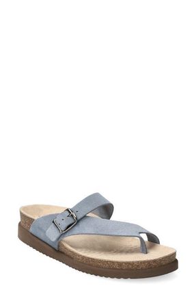 Mephisto Helen Toe Loop Sandal in Sea Blue at Nordstrom, Size 13