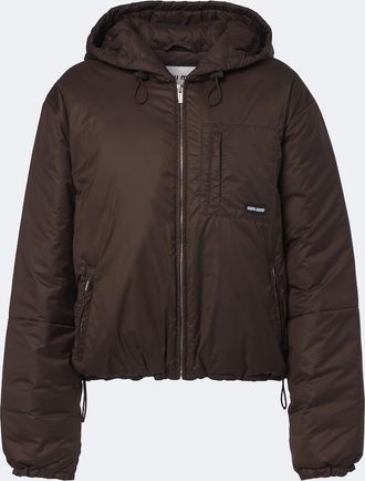 Miu Miu Chaqueta acolchada con capucha