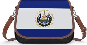 Generic El1 Salvador1 Flag Fashion Womens Crossbody Bags Novelty Handbag Shoulder Bag Purse