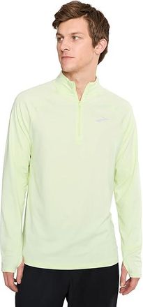 Brooks Dash 1/4 Zip 3.0 Mens Sweatshirt Luminary : 2XL, Polyester/Spandex