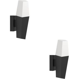 Loops 2 PACK Stylish Black Wall Light for Indoor - Enhance Your Home Decor