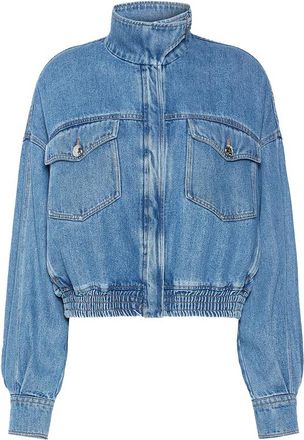 Sportmax Elasticated-waist Denim Jacket