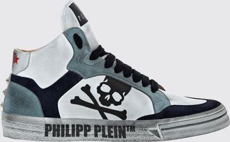 Philipp Plein Sneakers alte Skull in pelle e suede con effetto usurato