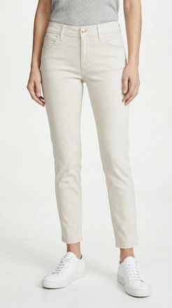 MAC Broeken 7/8-Hose MAC SLIM 7/8, Damen, Gr. 48, L&auml;nge 27, beige (pumice stone ppt), Web, Obermaterial: 97% Baumwolle, 3% Elasthan, slim fit 7/8-L&auml;nge, Hosen 7/8