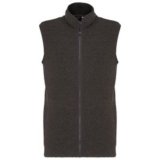 Stoic MerinoPile RissnaSoftSt. Vest Merinogilet f&uuml;r Herren | schwarz/grau