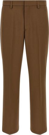 Department Five Warren Chinos - Heren - Chinos - Bruin - W32 - Wol - Broeken