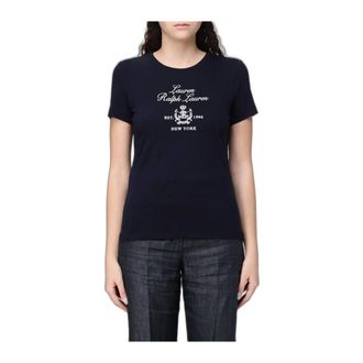 Ralph Lauren Camiseta Gr&aacute;fica Katlin - Tops - Mujer - Azul - M