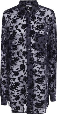 Ann Demeulemeester Shirts - Dames - Overhemden - Zwart - M - Overhemden