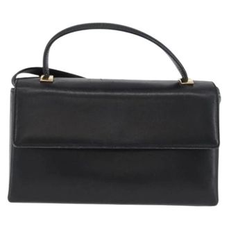 Ferragamo Pre-owned Vintage Handtas - Dames - Vintage Handtas - Zwart - ONE Size - Leer - Vintage