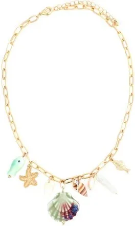 Panacea Assorted Charms Necklace in Green Multi at Nordstrom Rack