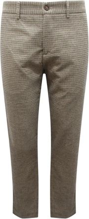 Brooksfield Slim Winterbroek Beige/Zwart/Groen Ivy - Heren - Chinos - Veelkleurig - 3XL - Broeken