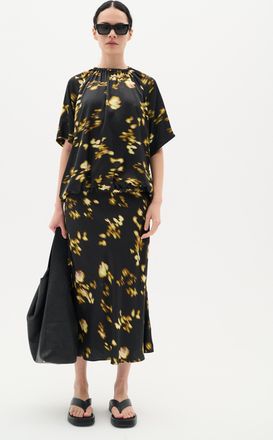 Inwear Rok Feminine Black Mysterious Flower black multi