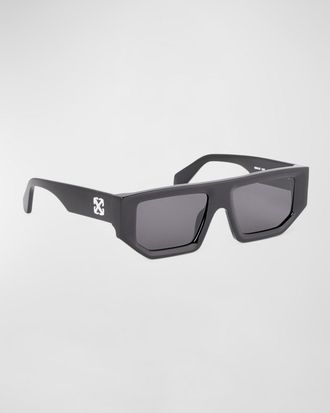 Off-white Mens Vancouver Acetate Rectangle Sunglasses