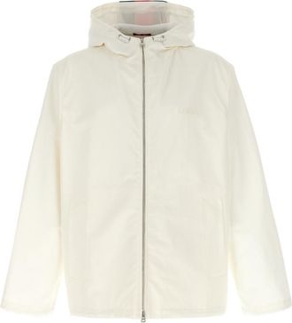 Gucci White Logo Hood Jacket