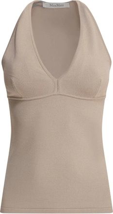 Max Mara Mujer, Camisetas, Beige, Talla: S