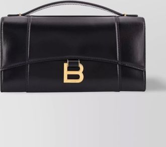 Balenciaga horglss poch leather handbag