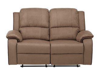 VENTE-UNIQUE.COM Sof&aacute; relax microfibra 2 plazas topo 158x96cm