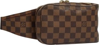 Louis Vuitton Geronimos Waist Bag Damier Brown Canvas Bag (Pre-Owned)