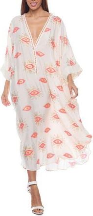 Ranee’s Plunge Long Sleeve Maxi Dress in White at Nordstrom Rack