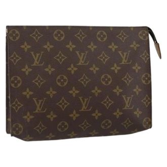 Louis Vuitton Pre-owned Clutches, female, Brown, Size: ONE SIZE Pre-owned Vintage Canvas Clutch