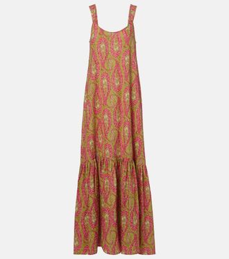 Etro Printed cotton maxi dress