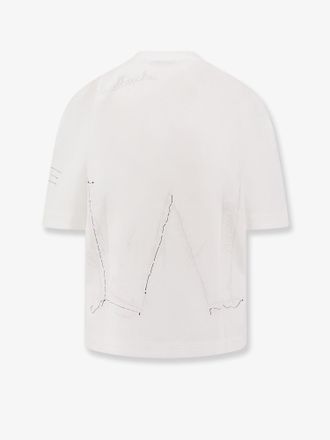 Givenchy Logo-Embroidered Cotton T-Shirt - White