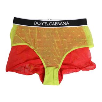 Dolce & Gabbana Bottoms, female, Multicolor, Size: S Tulle Mid Waist Panty Girdle