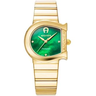 Aigner Matera Diamond Watch - Dames - Horloges - Geel - ONE Size - Accessoires