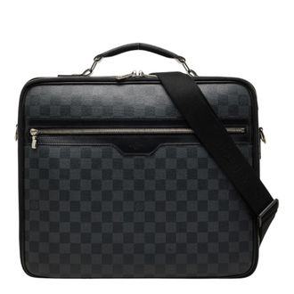 Louis Vuitton Black Pvc Leather Shoulder Bag (Pre-Owned)