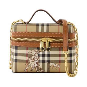 Burberry Tassen, Dames, Beige, ONE Size, Ls Mini Vanity Crossbody
