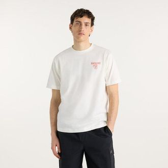New Balance Hombre Grab a Bite London T-Shirt en Blanco, Algod&oacute;n, Talla 2XL