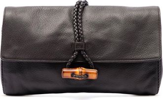 Gucci Pre-owned Gucci Calfskin Bamboo Hip Clutch Ladies VFC4EQNIN7Y4OUR7