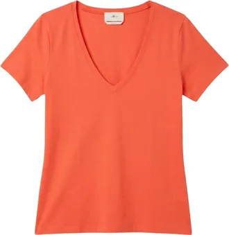 7 For All Mankind Mujer, Camisetas, Naranja, Talla: S