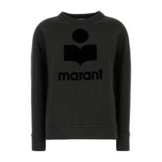 Isabel Marant Millyny Sweatshirt - Dames - Sweatshirts - Zwart - M - Katoen - Hoodies & sweatvesten