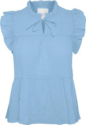 Part Two Gimaline PW Blouse - Dames - Blouses - Blauw - L - Overhemden